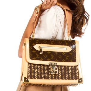 Louis Vuitton Tweedy Shoulder Bag Monogram Tweed